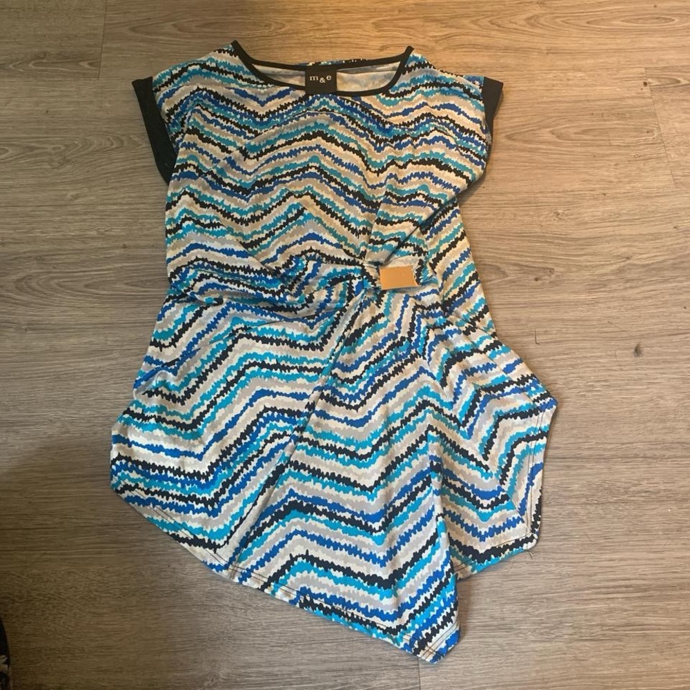 Moa Moa Multicolor Zigzag Dress